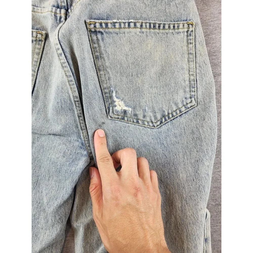 Rag &‎ BoneWomens Mid-Rise Ankle Cigarette Madison Distressed Jeans size 26